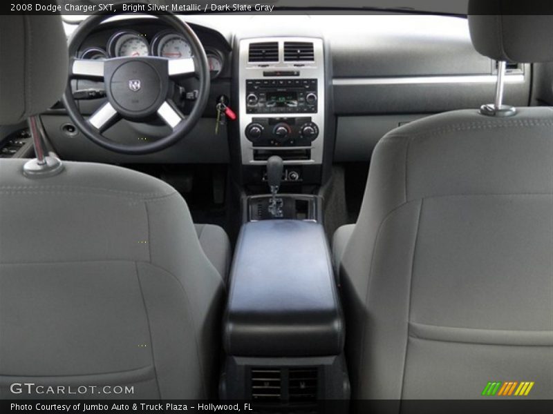 Bright Silver Metallic / Dark Slate Gray 2008 Dodge Charger SXT
