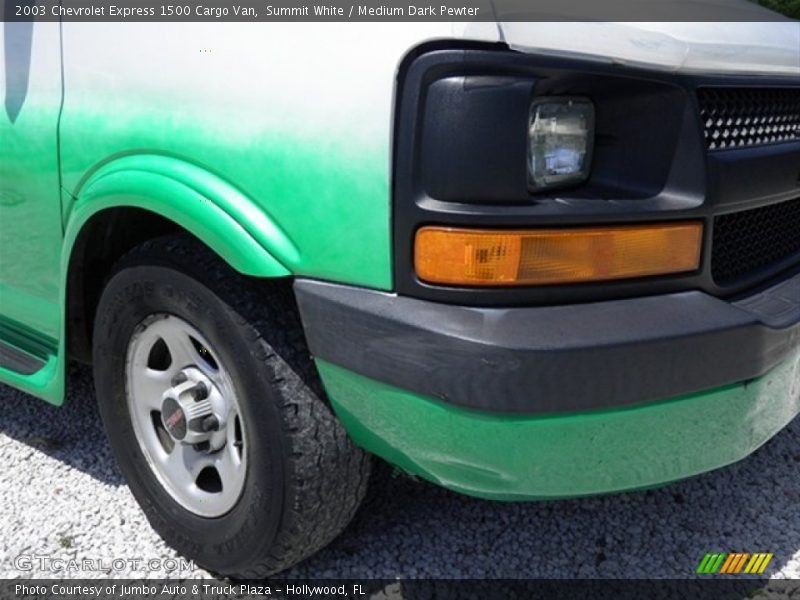 Summit White / Medium Dark Pewter 2003 Chevrolet Express 1500 Cargo Van