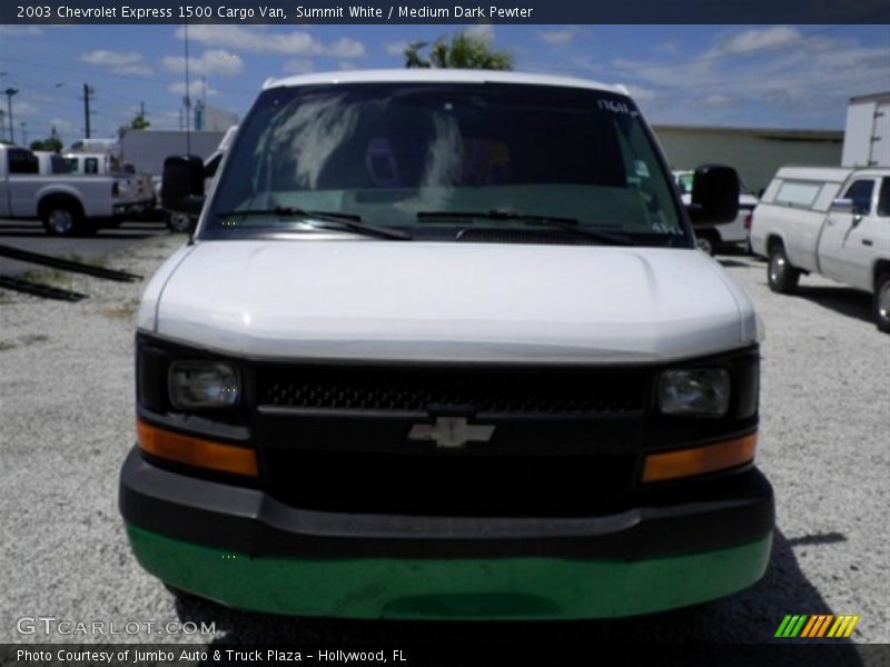 Summit White / Medium Dark Pewter 2003 Chevrolet Express 1500 Cargo Van