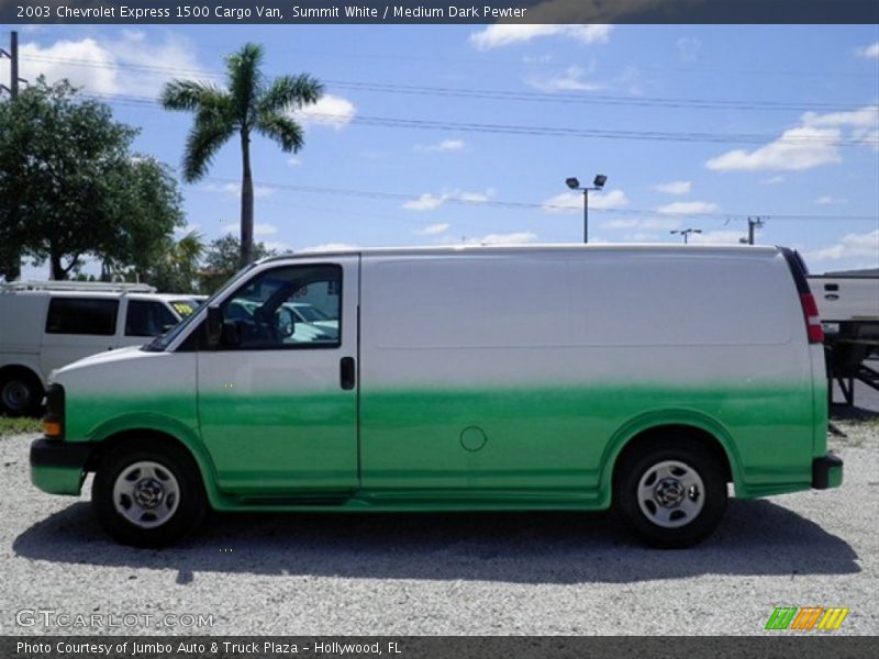 Summit White / Medium Dark Pewter 2003 Chevrolet Express 1500 Cargo Van