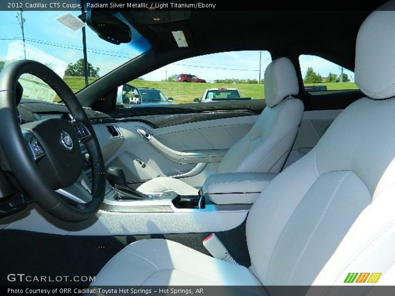 Radiant Silver Metallic / Light Titanium/Ebony 2012 Cadillac CTS Coupe