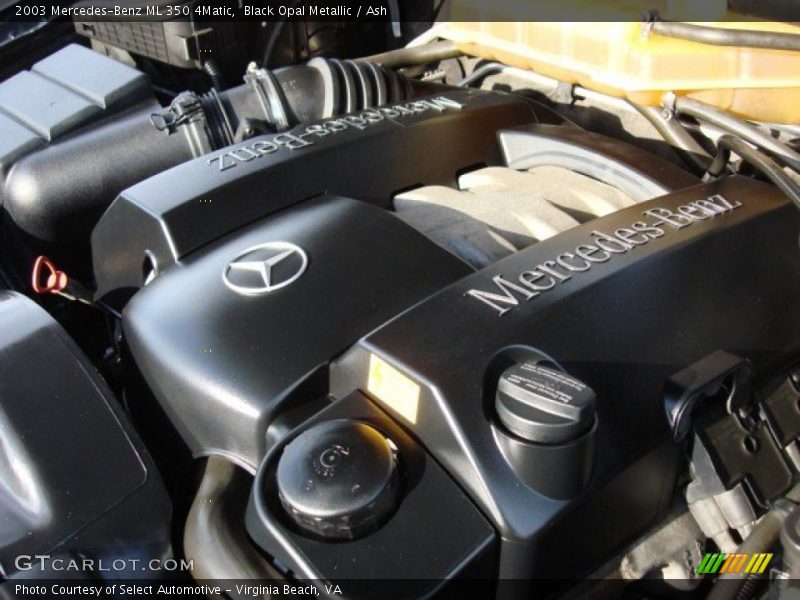 Black Opal Metallic / Ash 2003 Mercedes-Benz ML 350 4Matic