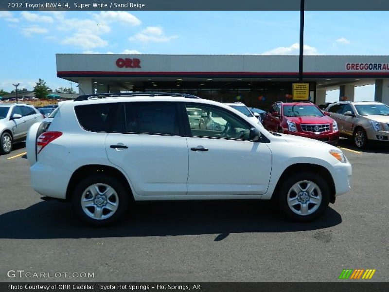 Super White / Sand Beige 2012 Toyota RAV4 I4