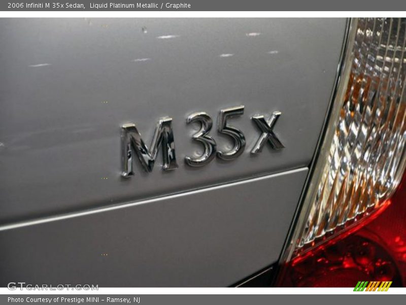 Liquid Platinum Metallic / Graphite 2006 Infiniti M 35x Sedan
