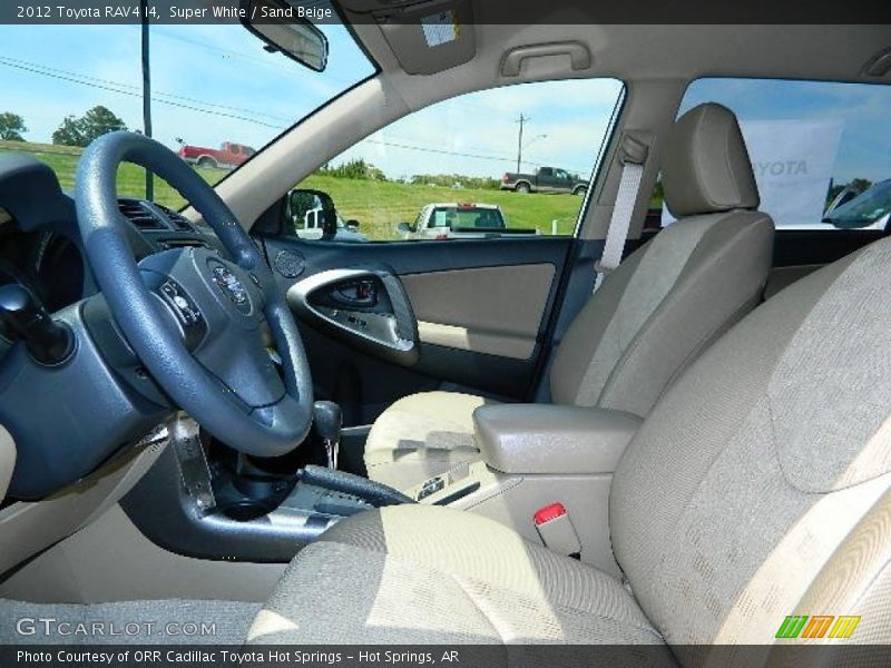 Super White / Sand Beige 2012 Toyota RAV4 I4