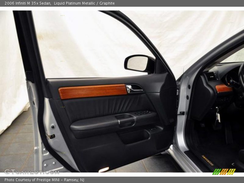 Liquid Platinum Metallic / Graphite 2006 Infiniti M 35x Sedan