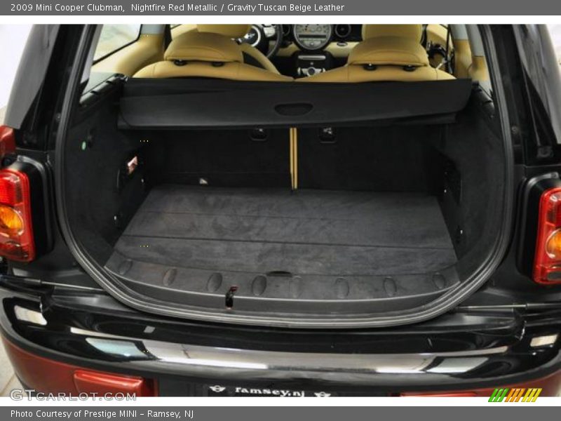 Nightfire Red Metallic / Gravity Tuscan Beige Leather 2009 Mini Cooper Clubman