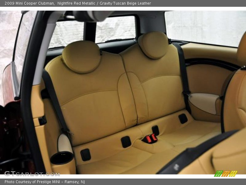 Nightfire Red Metallic / Gravity Tuscan Beige Leather 2009 Mini Cooper Clubman