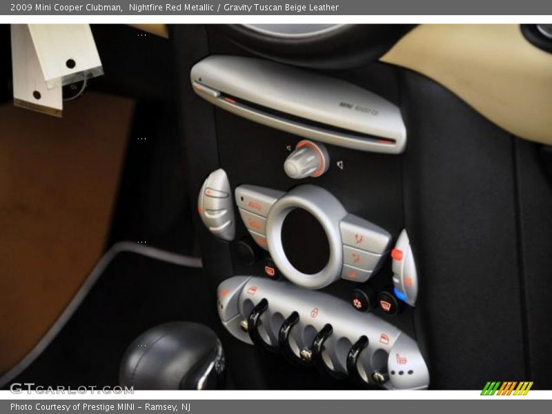 Nightfire Red Metallic / Gravity Tuscan Beige Leather 2009 Mini Cooper Clubman