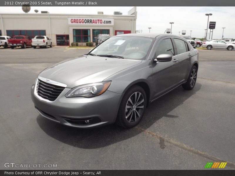 Tungsten Metallic / Black 2012 Chrysler 200 S Sedan