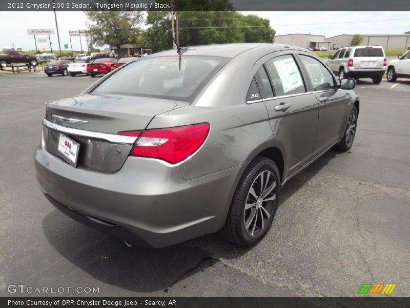 Tungsten Metallic / Black 2012 Chrysler 200 S Sedan