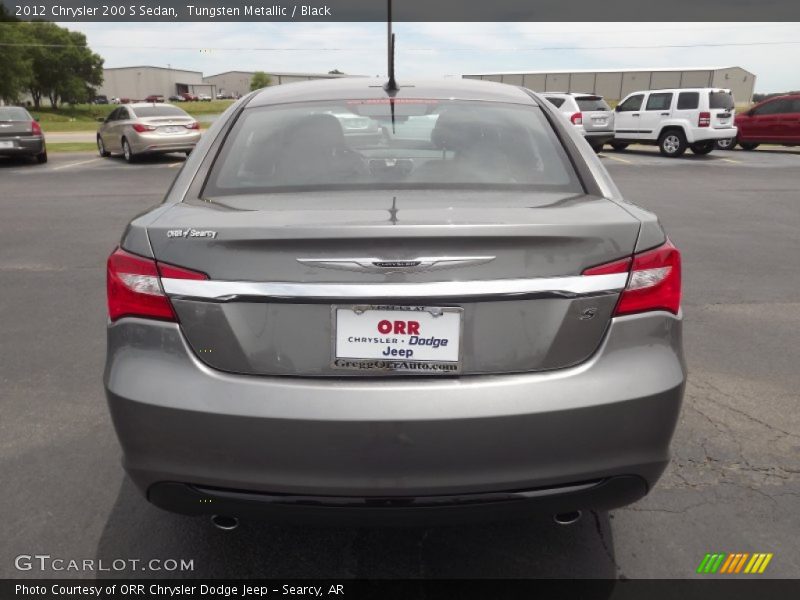Tungsten Metallic / Black 2012 Chrysler 200 S Sedan