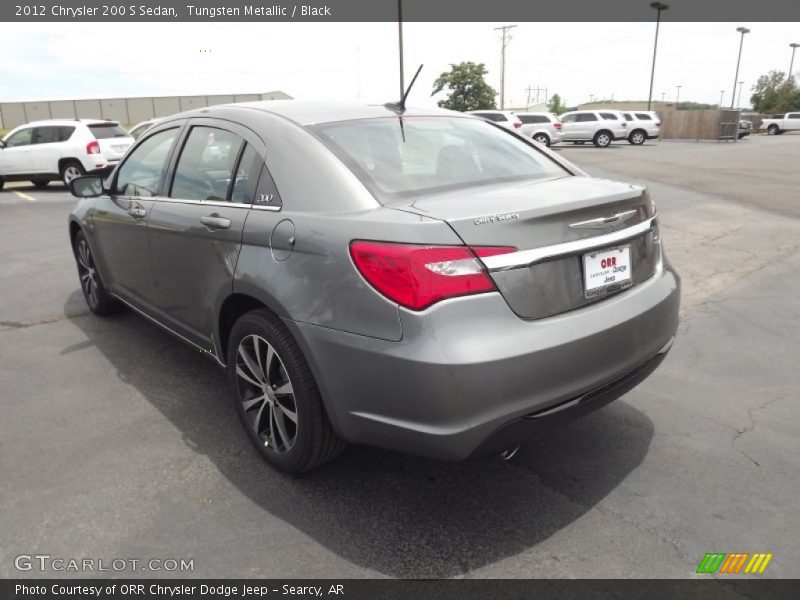 Tungsten Metallic / Black 2012 Chrysler 200 S Sedan
