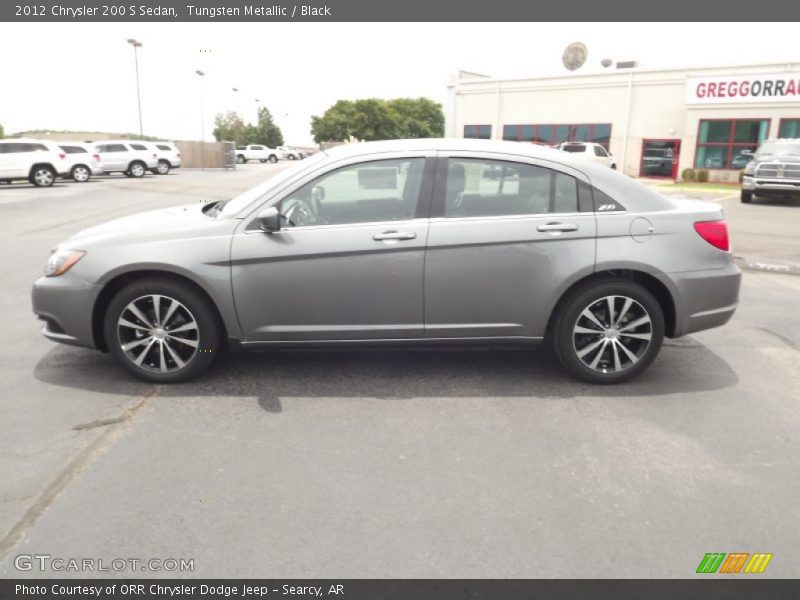 Tungsten Metallic / Black 2012 Chrysler 200 S Sedan