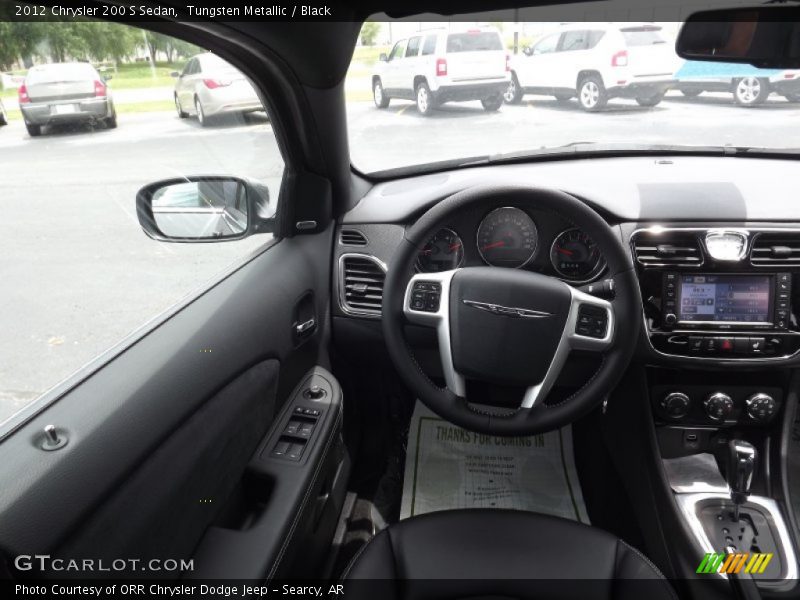 Tungsten Metallic / Black 2012 Chrysler 200 S Sedan