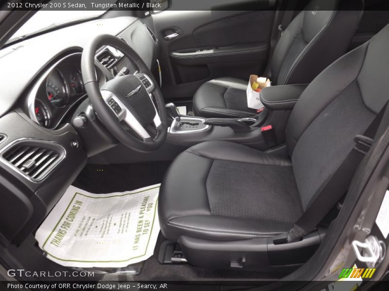 Tungsten Metallic / Black 2012 Chrysler 200 S Sedan