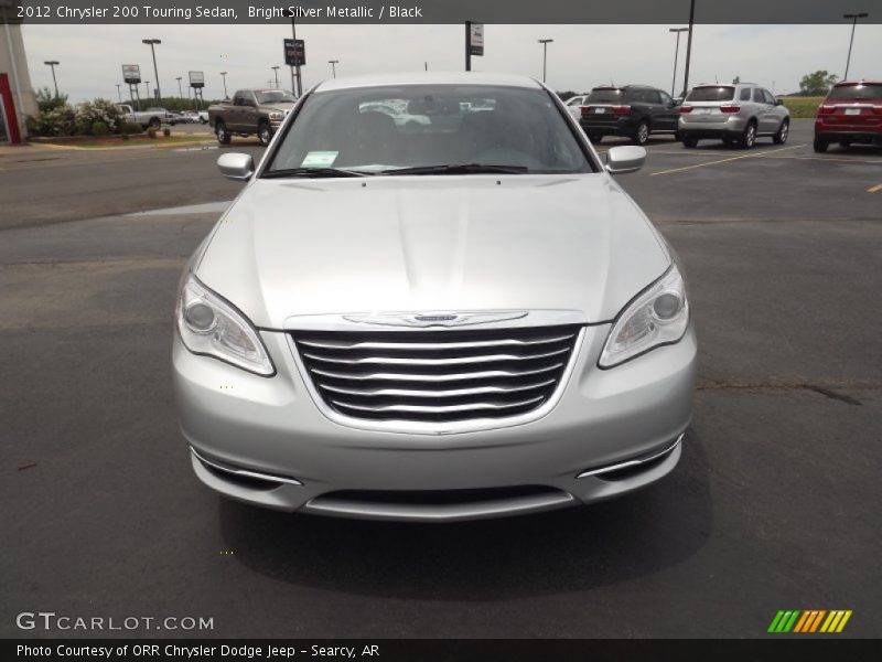 Bright Silver Metallic / Black 2012 Chrysler 200 Touring Sedan