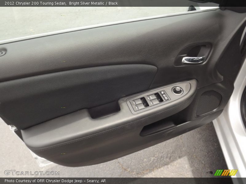 Bright Silver Metallic / Black 2012 Chrysler 200 Touring Sedan