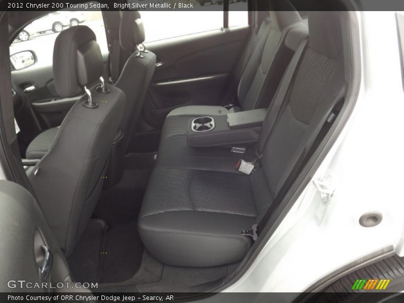 Bright Silver Metallic / Black 2012 Chrysler 200 Touring Sedan