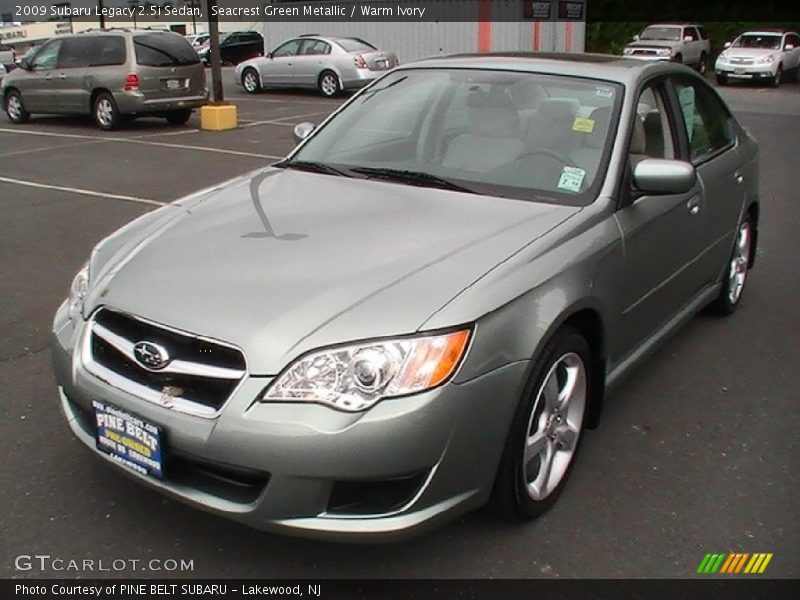 Seacrest Green Metallic / Warm Ivory 2009 Subaru Legacy 2.5i Sedan