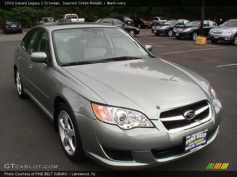 Seacrest Green Metallic / Warm Ivory 2009 Subaru Legacy 2.5i Sedan