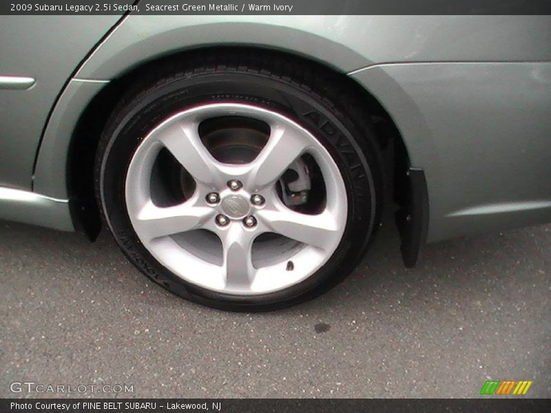 Seacrest Green Metallic / Warm Ivory 2009 Subaru Legacy 2.5i Sedan