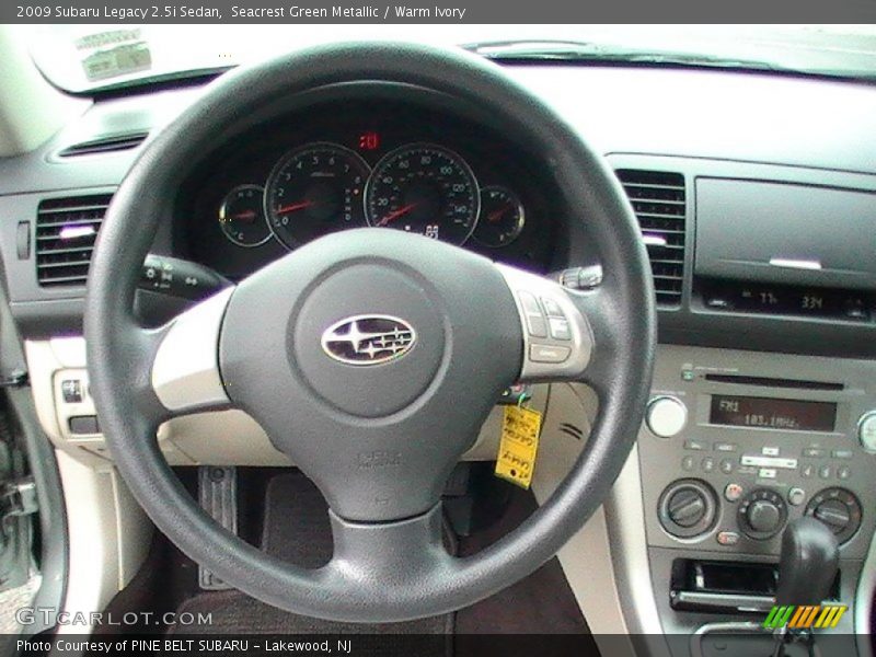 Seacrest Green Metallic / Warm Ivory 2009 Subaru Legacy 2.5i Sedan