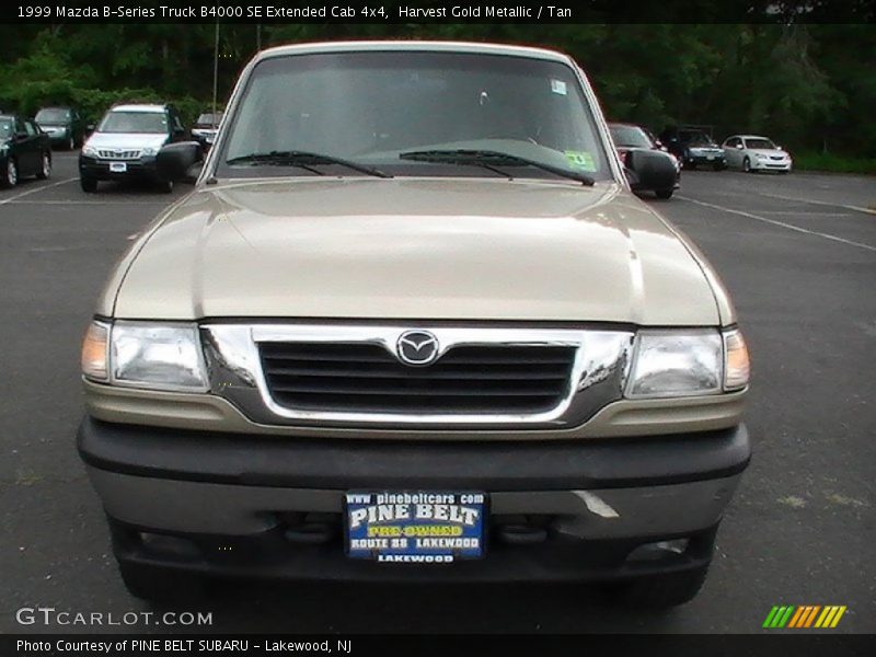 Harvest Gold Metallic / Tan 1999 Mazda B-Series Truck B4000 SE Extended Cab 4x4