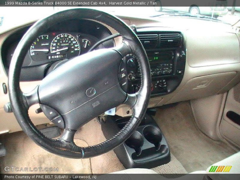 Harvest Gold Metallic / Tan 1999 Mazda B-Series Truck B4000 SE Extended Cab 4x4