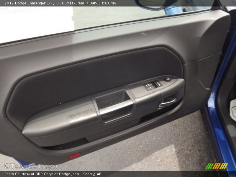 Blue Streak Pearl / Dark Slate Gray 2012 Dodge Challenger SXT