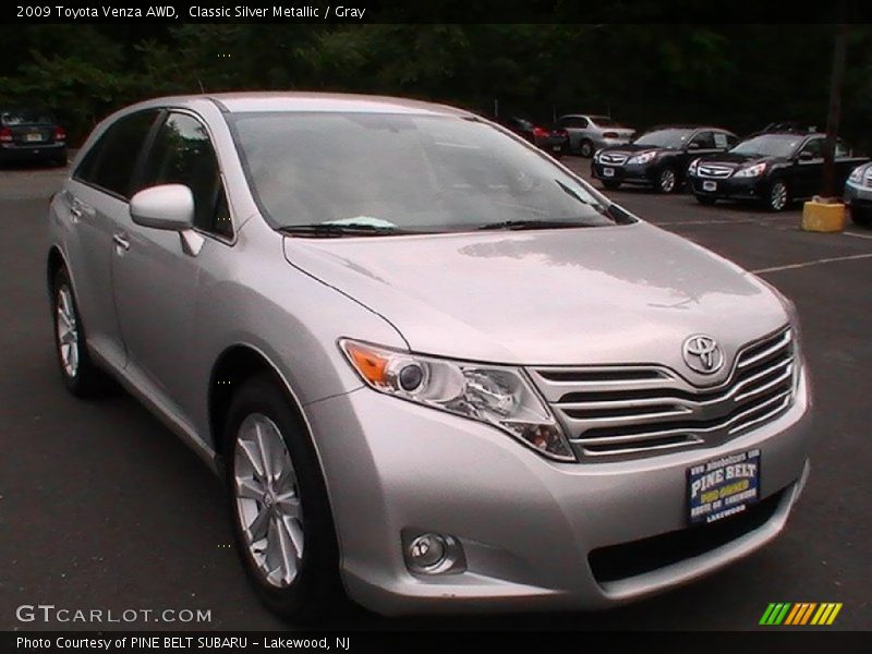 Classic Silver Metallic / Gray 2009 Toyota Venza AWD