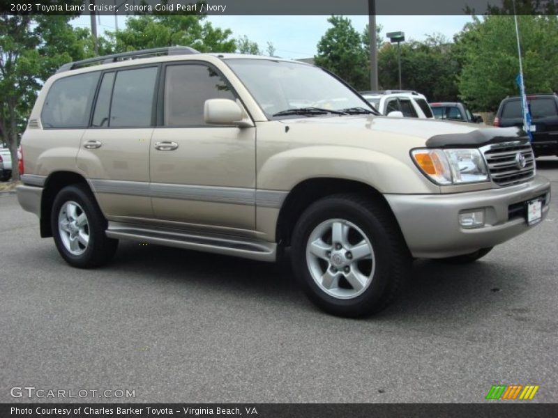 Sonora Gold Pearl / Ivory 2003 Toyota Land Cruiser