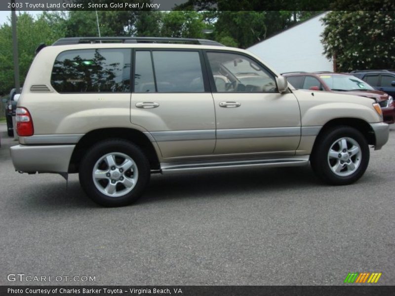 Sonora Gold Pearl / Ivory 2003 Toyota Land Cruiser