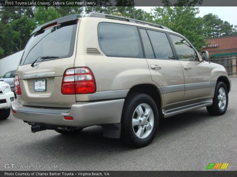 Sonora Gold Pearl / Ivory 2003 Toyota Land Cruiser