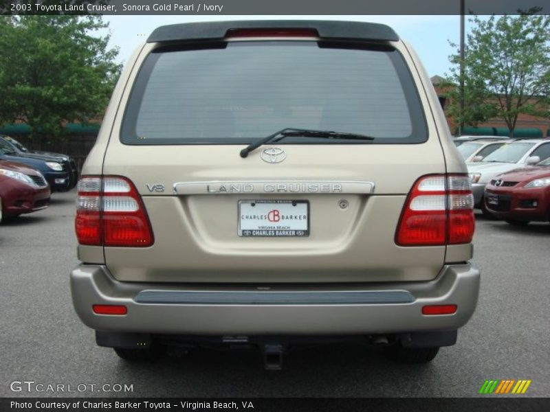 Sonora Gold Pearl / Ivory 2003 Toyota Land Cruiser