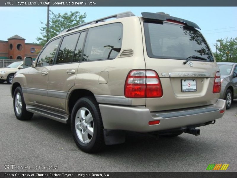 Sonora Gold Pearl / Ivory 2003 Toyota Land Cruiser