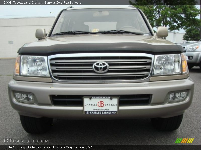 Sonora Gold Pearl / Ivory 2003 Toyota Land Cruiser