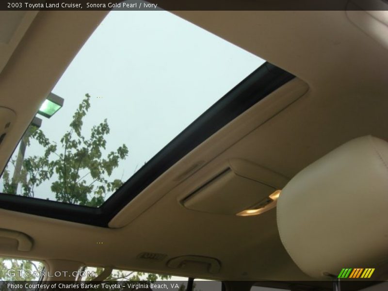 Sonora Gold Pearl / Ivory 2003 Toyota Land Cruiser