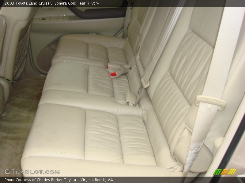 Sonora Gold Pearl / Ivory 2003 Toyota Land Cruiser