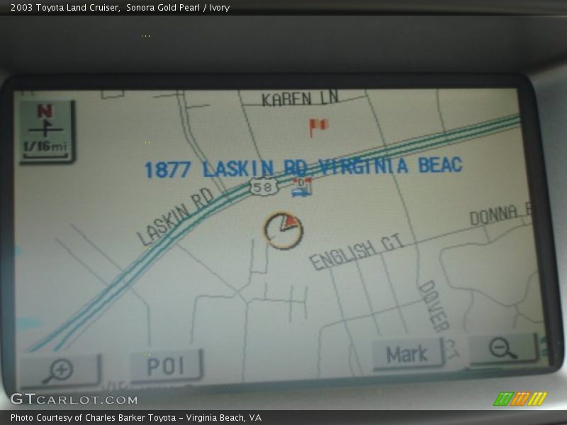 Sonora Gold Pearl / Ivory 2003 Toyota Land Cruiser