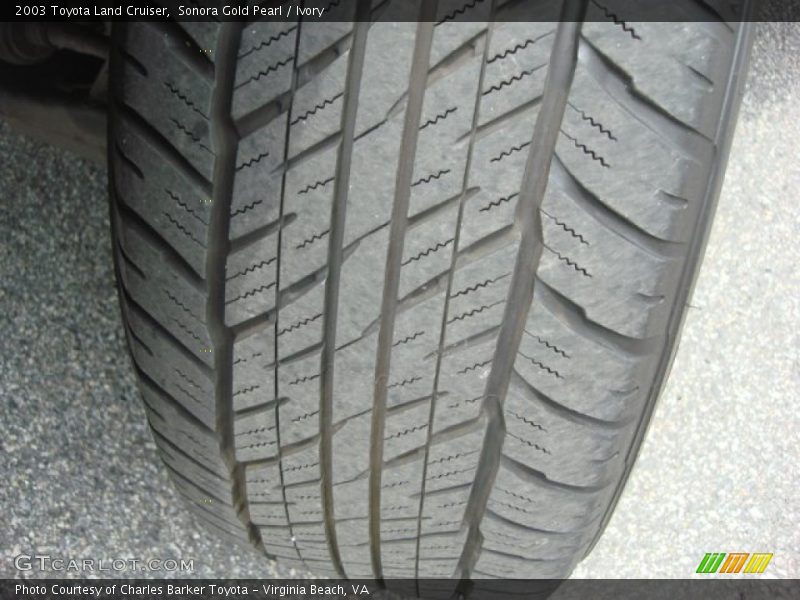 Sonora Gold Pearl / Ivory 2003 Toyota Land Cruiser