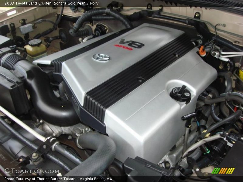 Sonora Gold Pearl / Ivory 2003 Toyota Land Cruiser