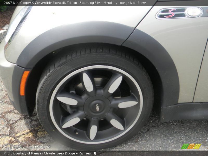 Sparkling Silver Metallic / Lounge Malt Brown 2007 Mini Cooper S Convertible Sidewalk Edition