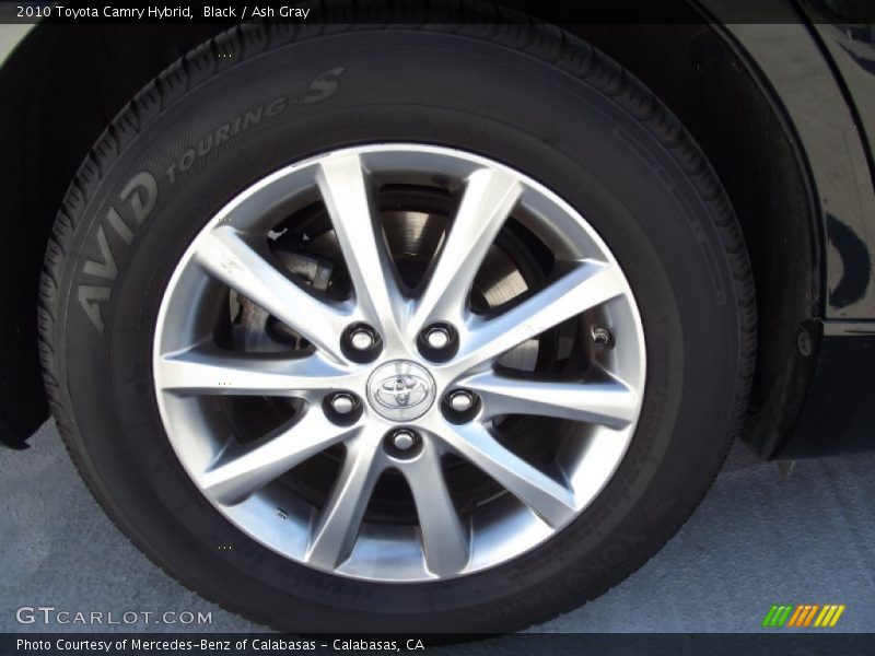 Black / Ash Gray 2010 Toyota Camry Hybrid