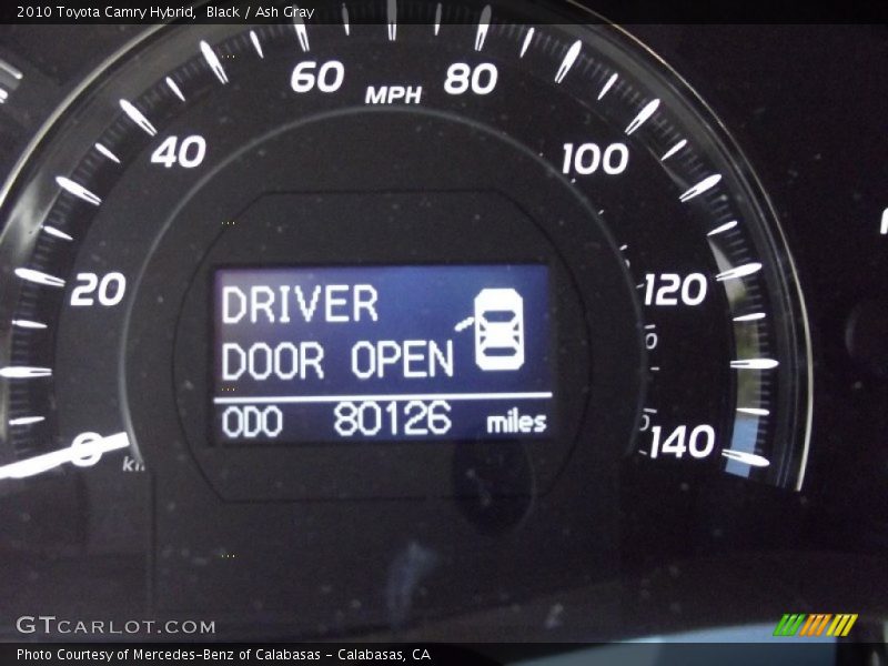 Black / Ash Gray 2010 Toyota Camry Hybrid