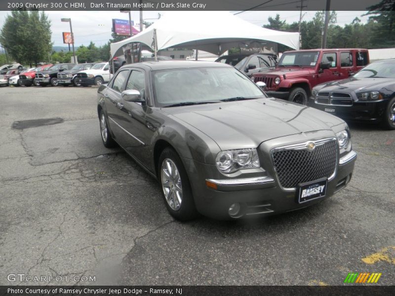 Dark Titanium Metallic / Dark Slate Gray 2009 Chrysler 300 C HEMI