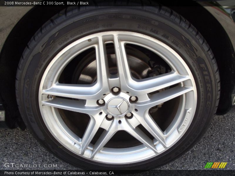Black / Black 2008 Mercedes-Benz C 300 Sport