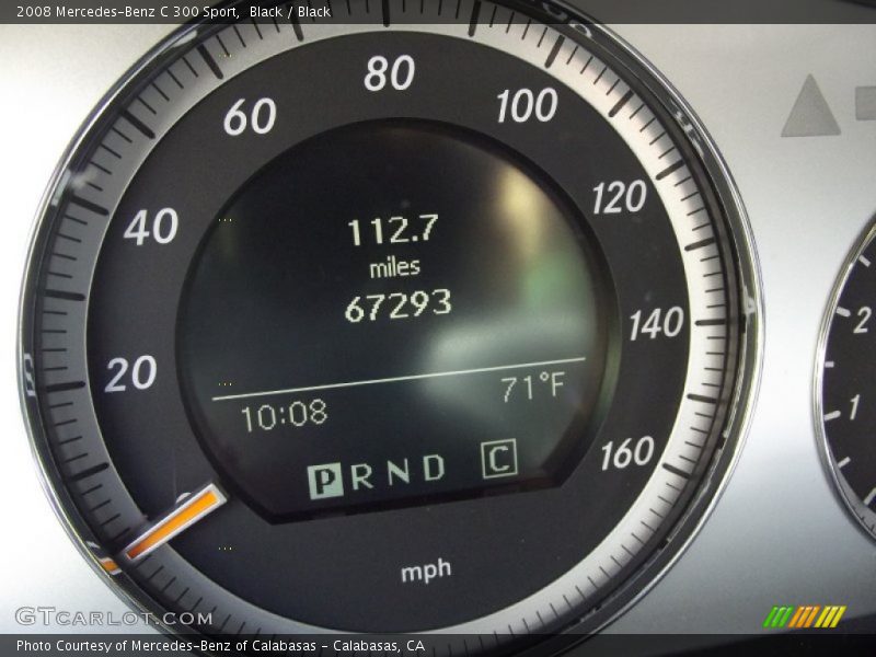 Black / Black 2008 Mercedes-Benz C 300 Sport