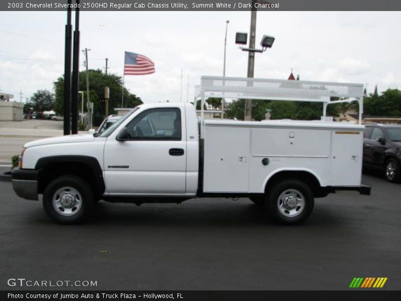 Summit White / Dark Charcoal 2003 Chevrolet Silverado 2500HD Regular Cab Chassis Utility