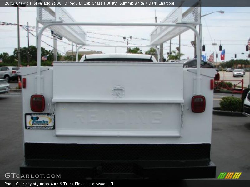 Summit White / Dark Charcoal 2003 Chevrolet Silverado 2500HD Regular Cab Chassis Utility
